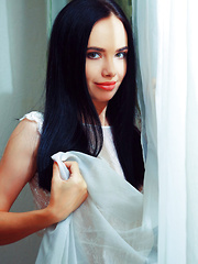 Newcomer Jeanette strips in the bedroom as she flaunts her delectable body.