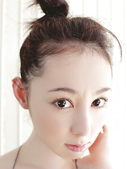 Rina Akiyama Asian with specs changes colorful clothes all day