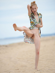 Having some fun with guys is all this teen prefers as she lets every one of her clothes slip off one by one.